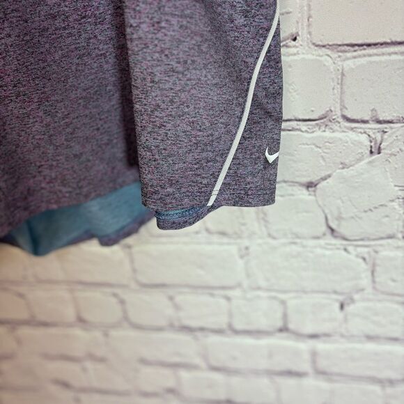 Nike Pro Plus Purple Heather Women's Dri-FIT Athletic Training Gym Shorts XL - Picture 4 of 9